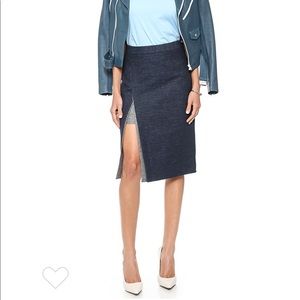 BCBG Grayce Contrast Trim Pencil Skirt